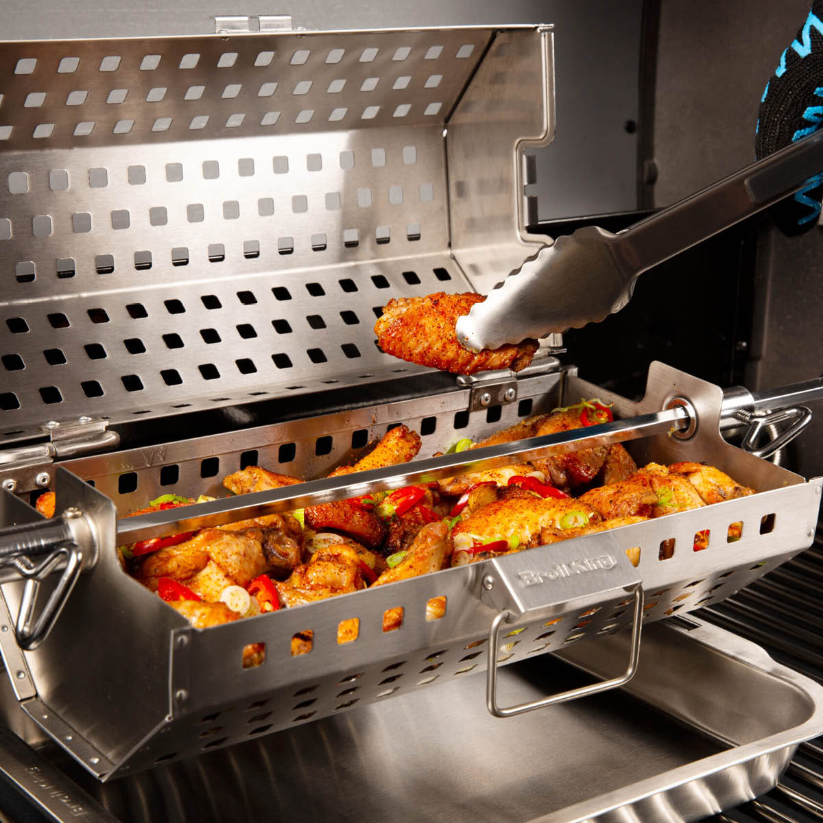 Broil King Rotisserikorg 16x19 cm rostfritt stål