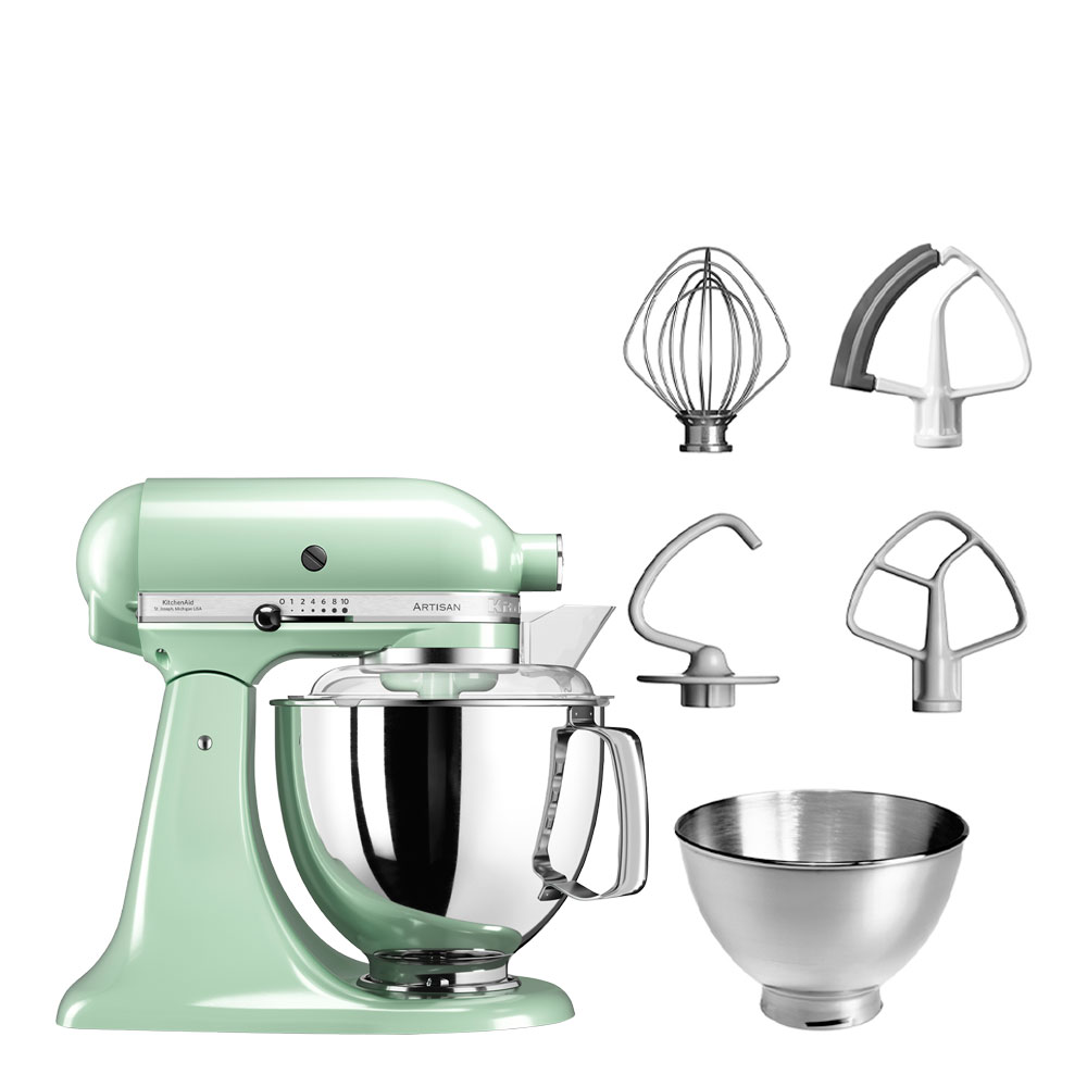 KitchenAid - KitchenAid Artisan Yleiskone 4,8 + 3L 5KSM175 Pistaasi