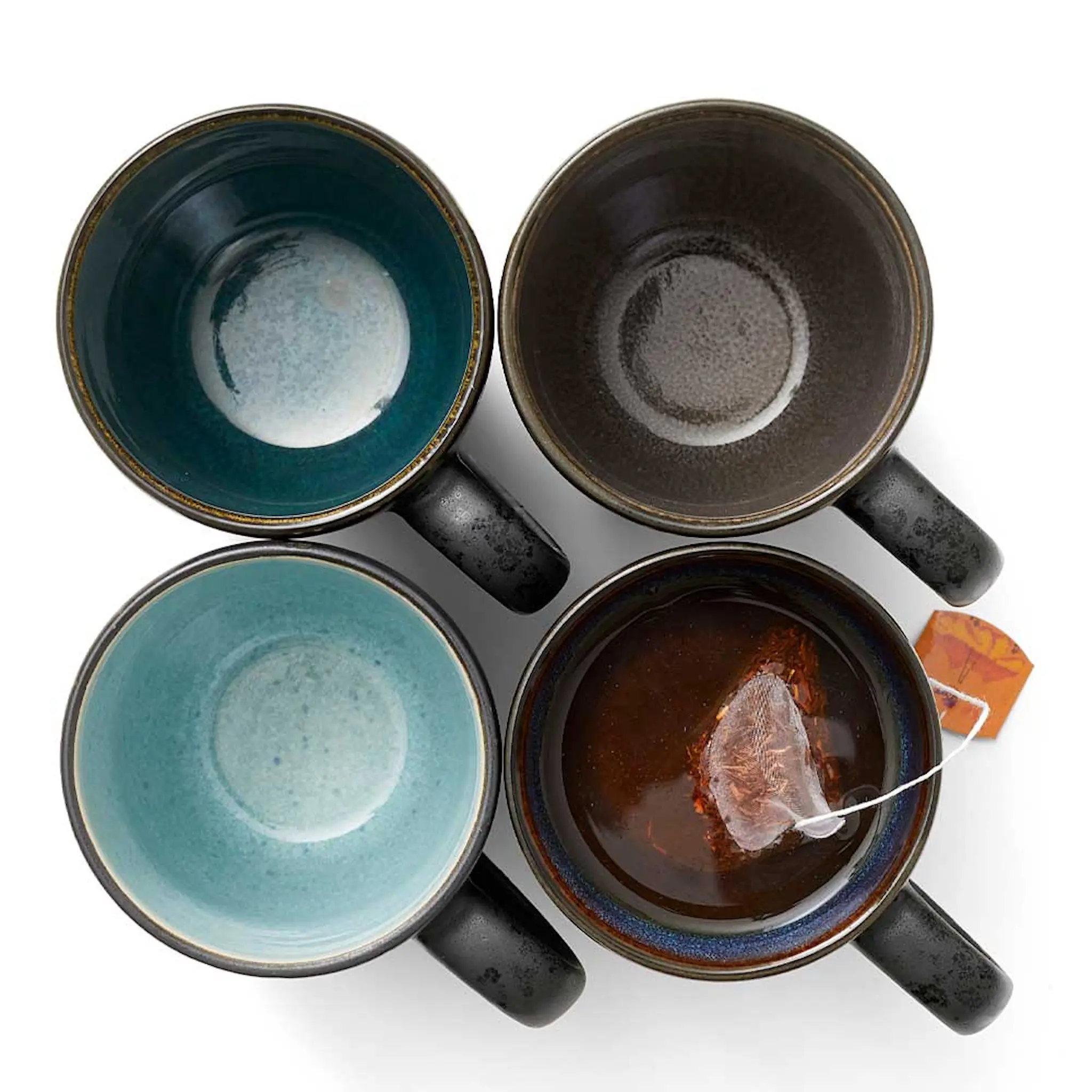 Bitz Mugg 4-pack Svart/Blå