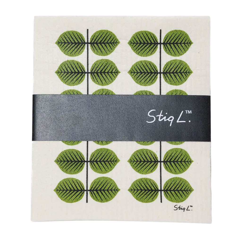 Berså Tiskirätti 17x20 cm 2 kpl Vihreät lehdet