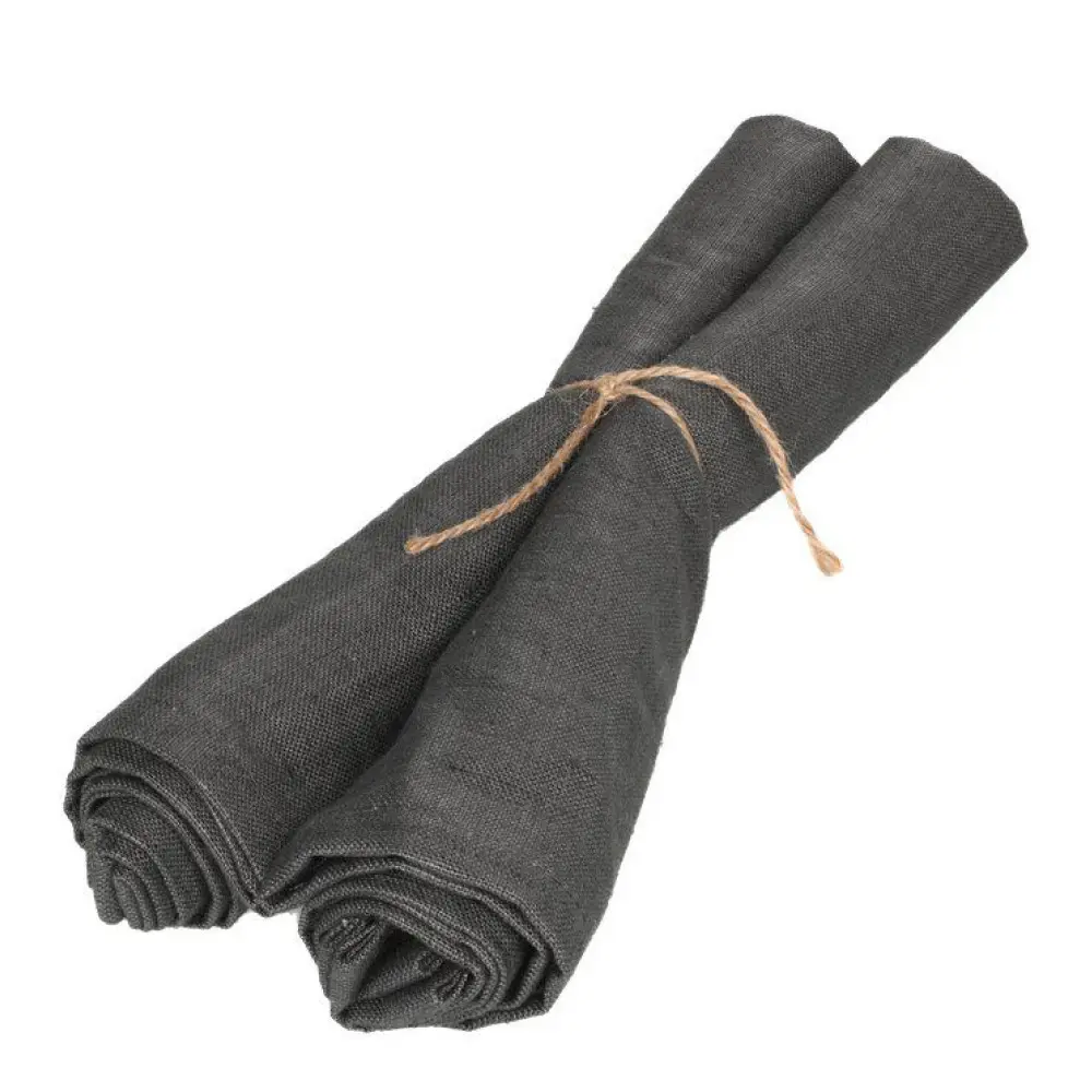 Pellava Lautasliina 45x45 cm 2 kpl Graniitti