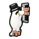 Mumin 3D-berlock Muminpappan