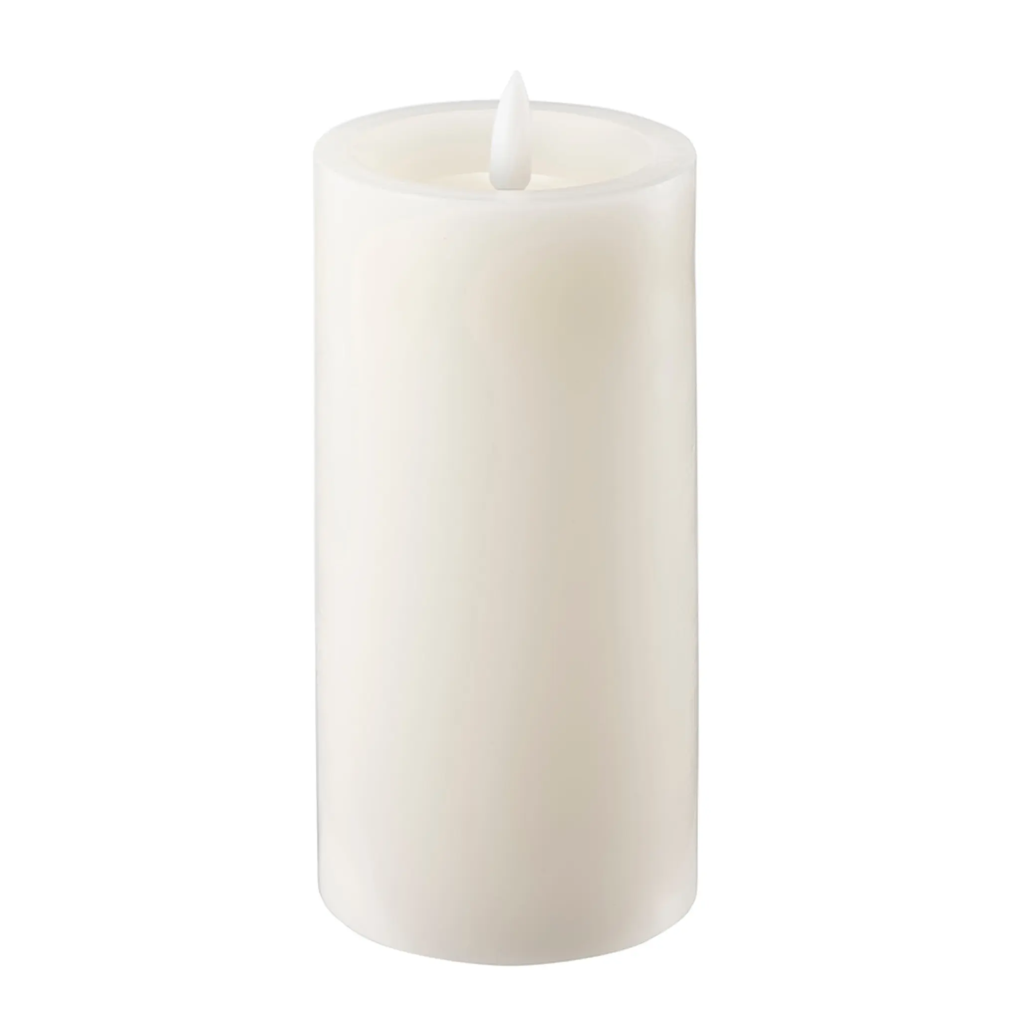 Edelweiss LED blockljus 7,5x15 cm ivory