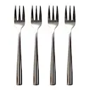 Groovy tårtgaffel 4-pack polerad