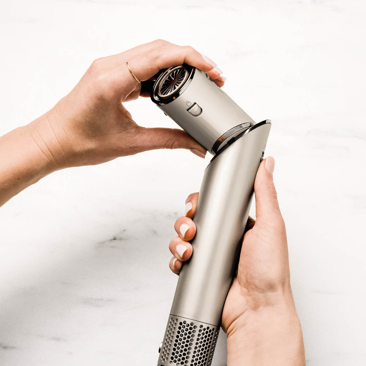 Shark Beauty FlexStyle 3-i-1 multistyler & hårfön HD426SLEU stone