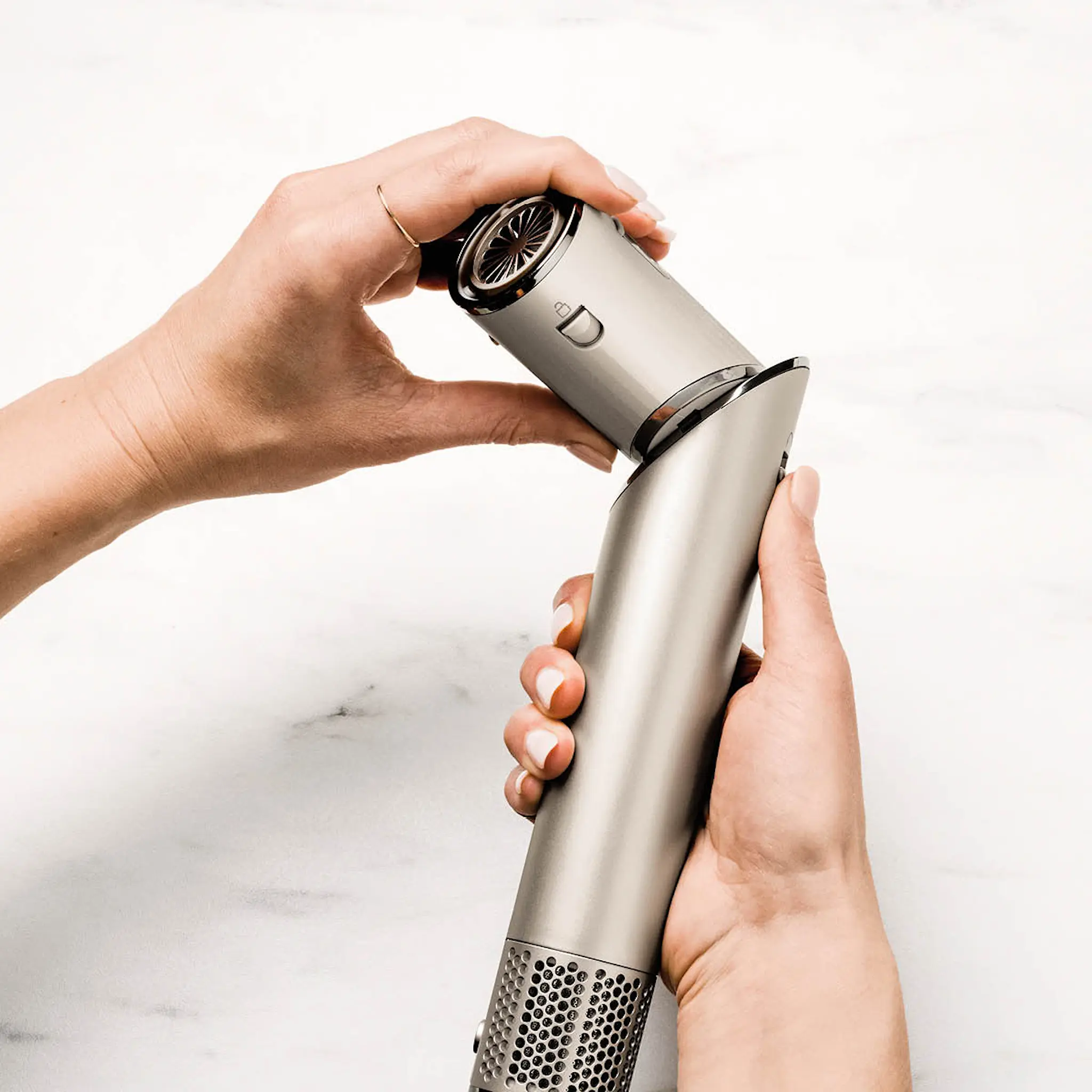 Shark Beauty FlexStyle 3-i-1 multistyler & hårfön HD426SLEU stone