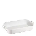 Ugnsform 34x24 cm Vit
