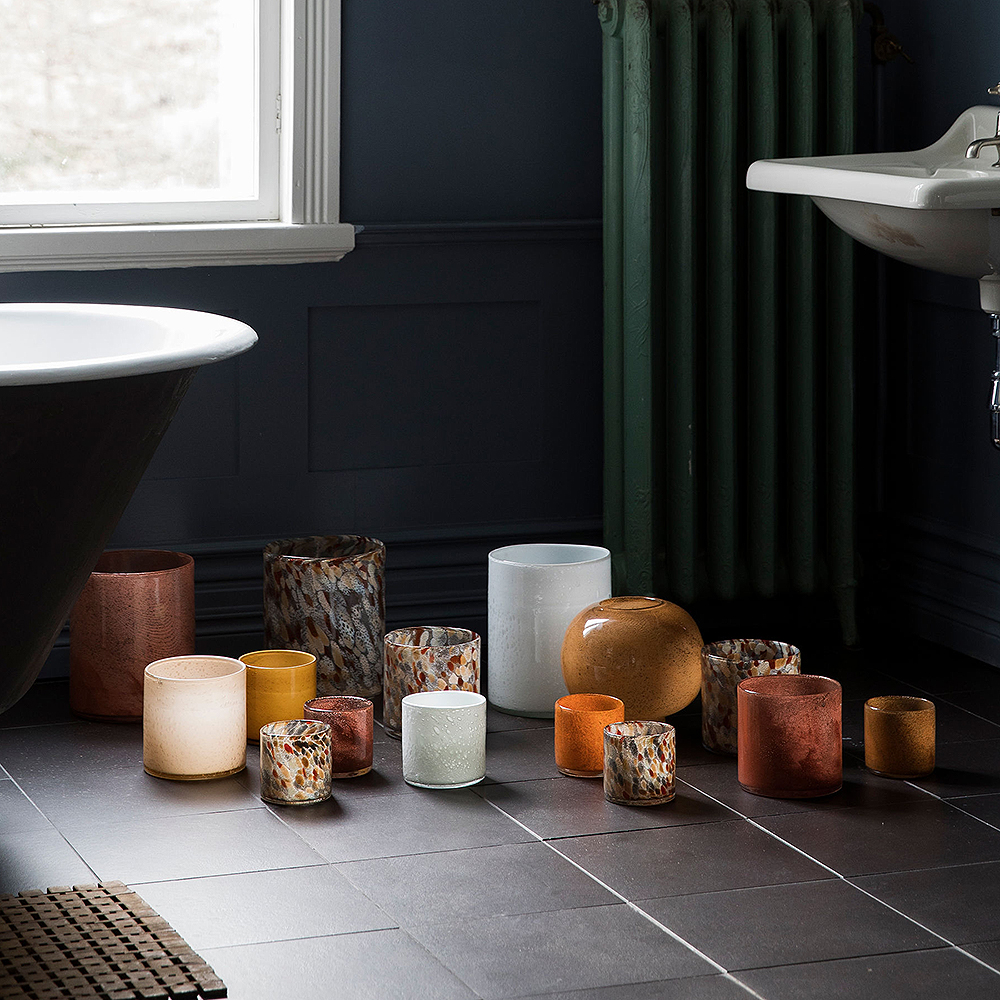 ByOn Calore Ljuslykta 15x15 cm Vit