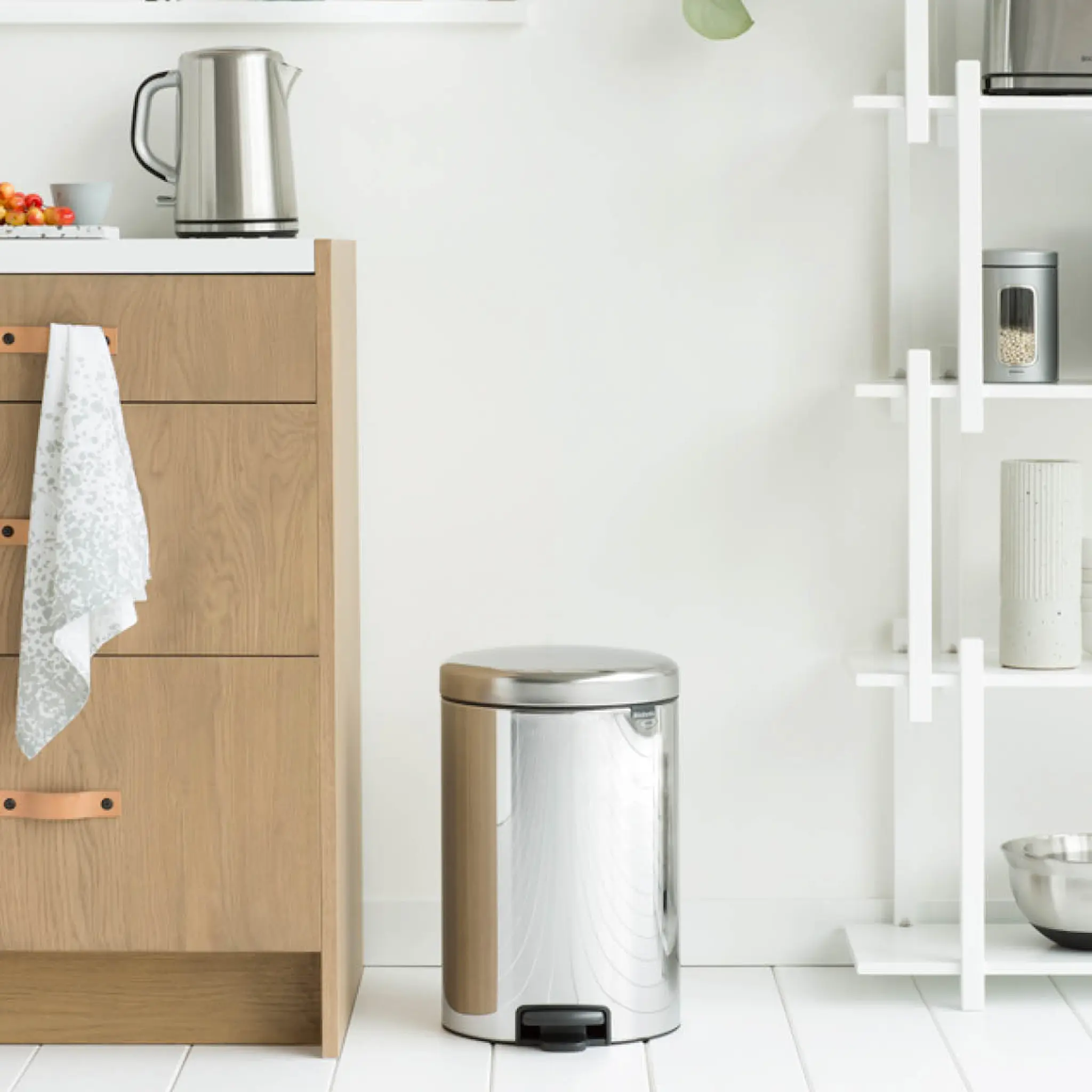 Brabantia NewIcon pedalhink 20 L blankt stål