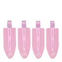 No crease hårklämma jumbo 4-pack rosa