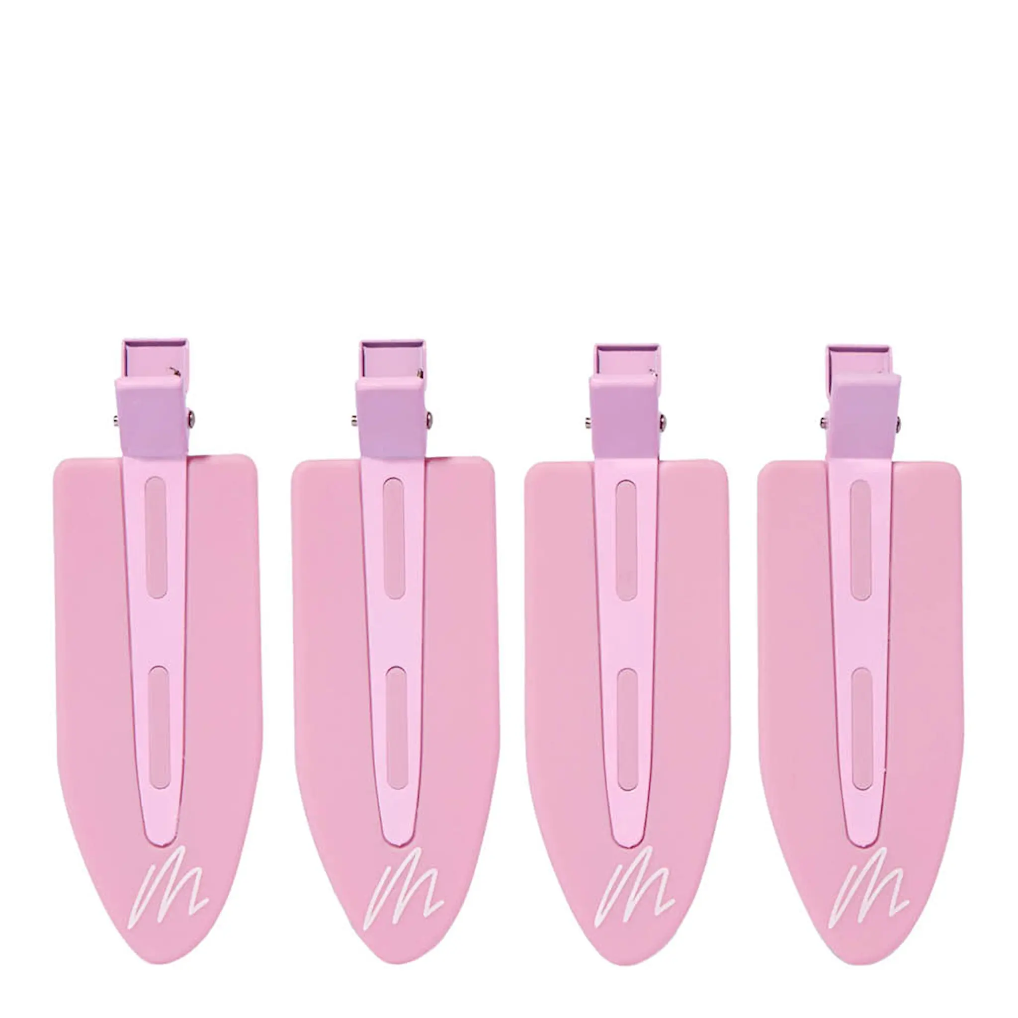 Mermade No crease hårklämma jumbo 4-pack rosa