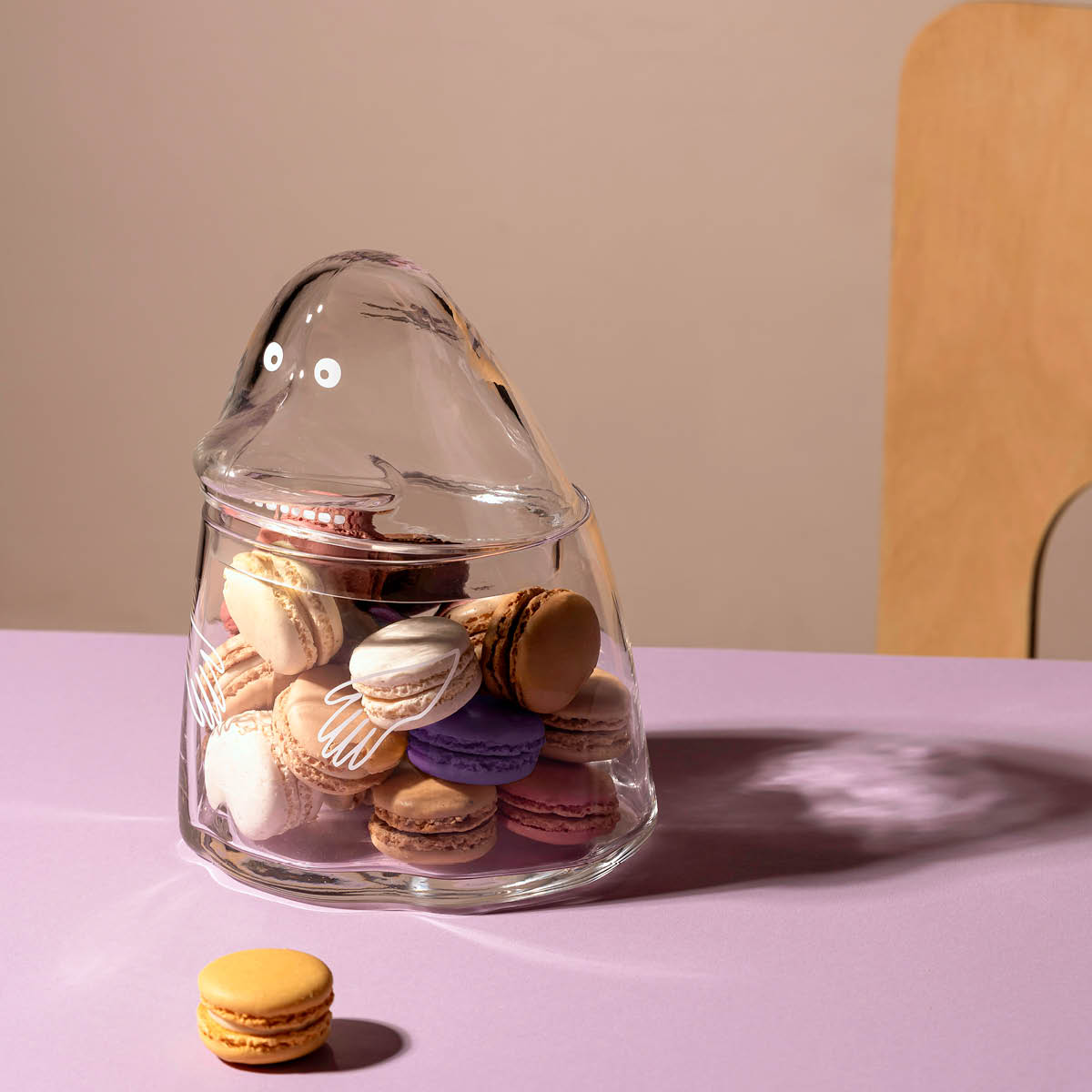 Muurla Muumi Lasipurkki Mörkö 19,5 cm