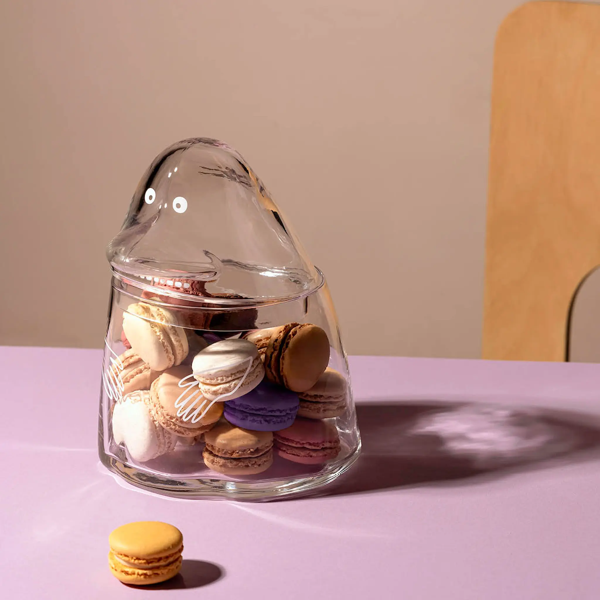 Muurla Mumin glasburk Mårran 19,5 cm