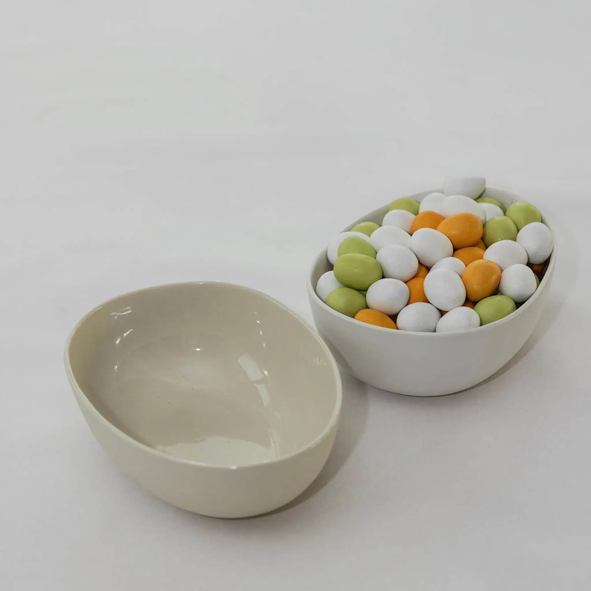 Sögne Home Nora skål påskägg 23x16 cm vit