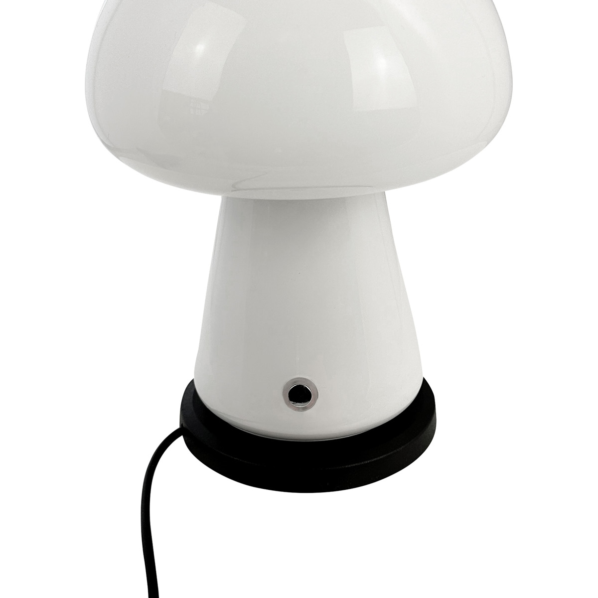 Dyberg Larsen Morkel portabel bordslampa 21 cm vit