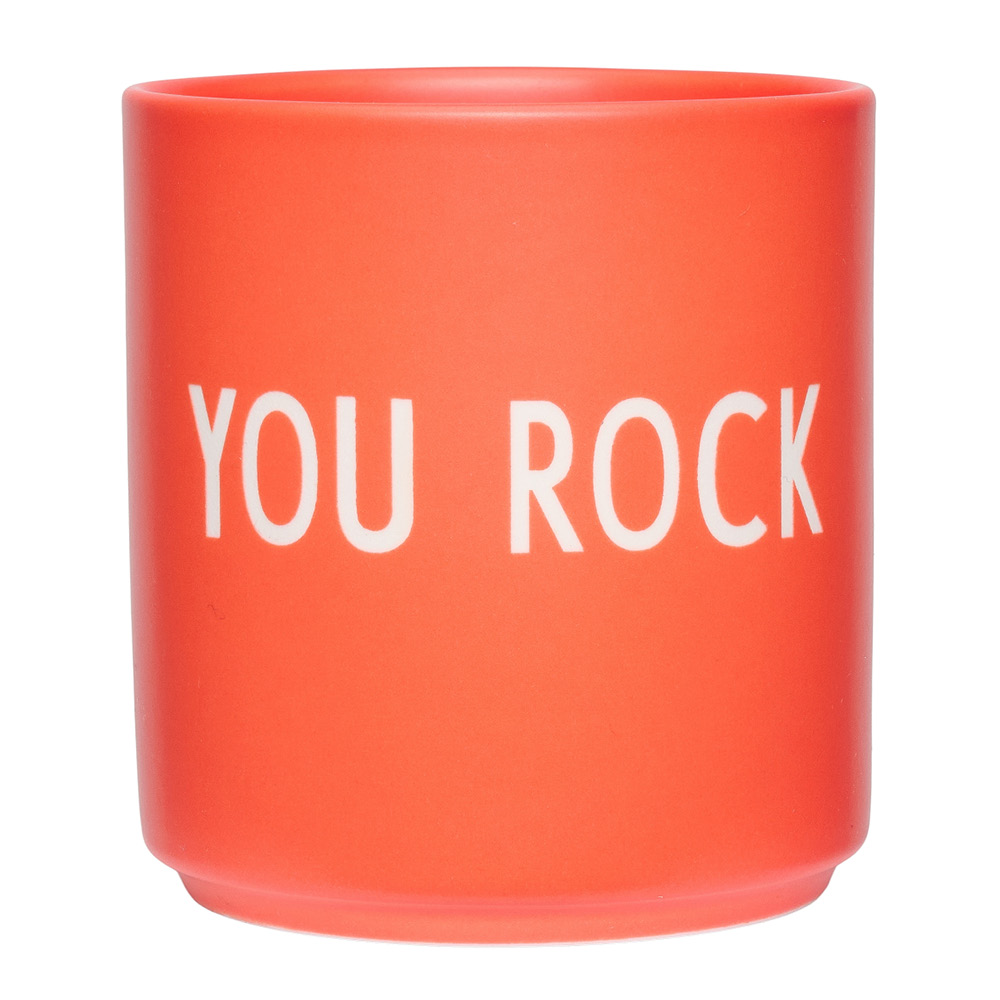 Design Letters - Favourite Muki You Rock 25 cl Punainen