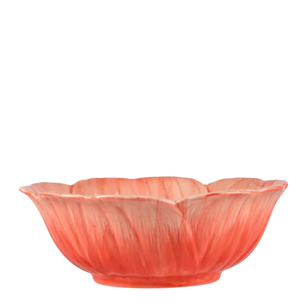 Poppy valmue skål M 18x6,5 cm rød
