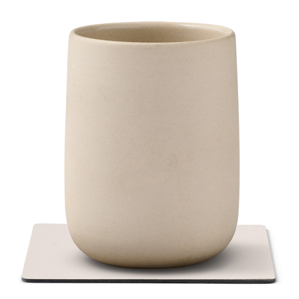 LIND DNA Square Nupo Lasinalunen 10x10 cm Soft Nude