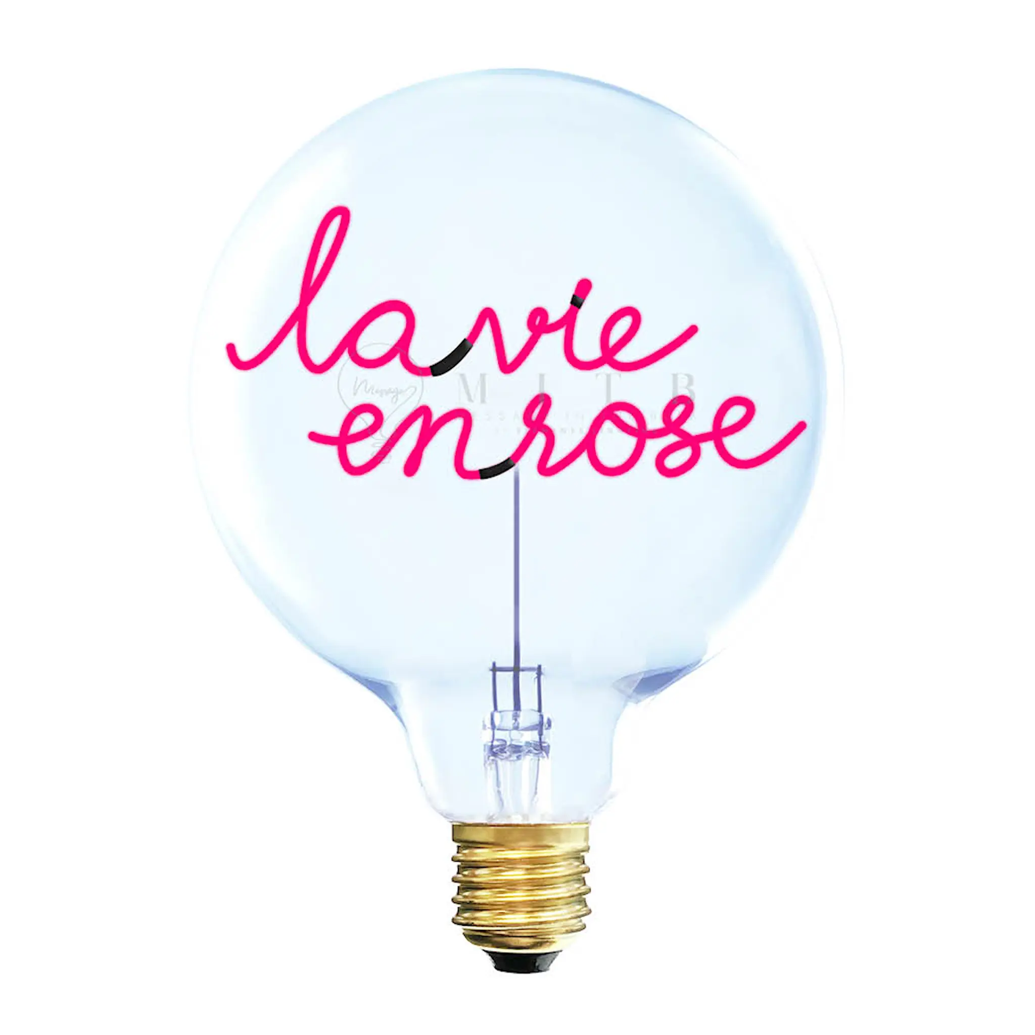 Elements Lighting MITB glödlampa LED 17 cm La Vie En Rose röd