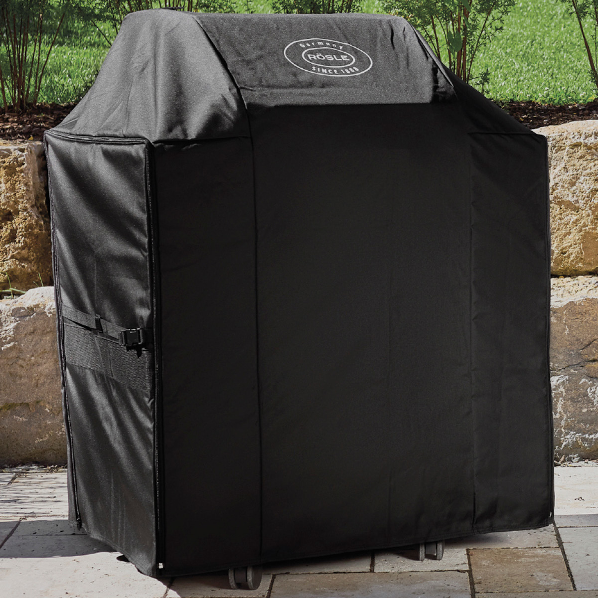 Rösle Videro/AllFlame 3 grillöverdrag 125x52x111 cm svart