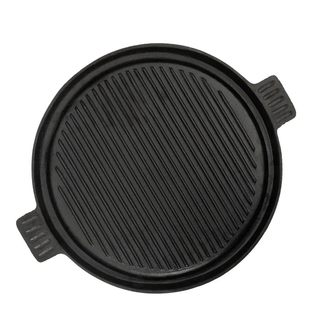 Støpejernsplate vendbar 36 cm