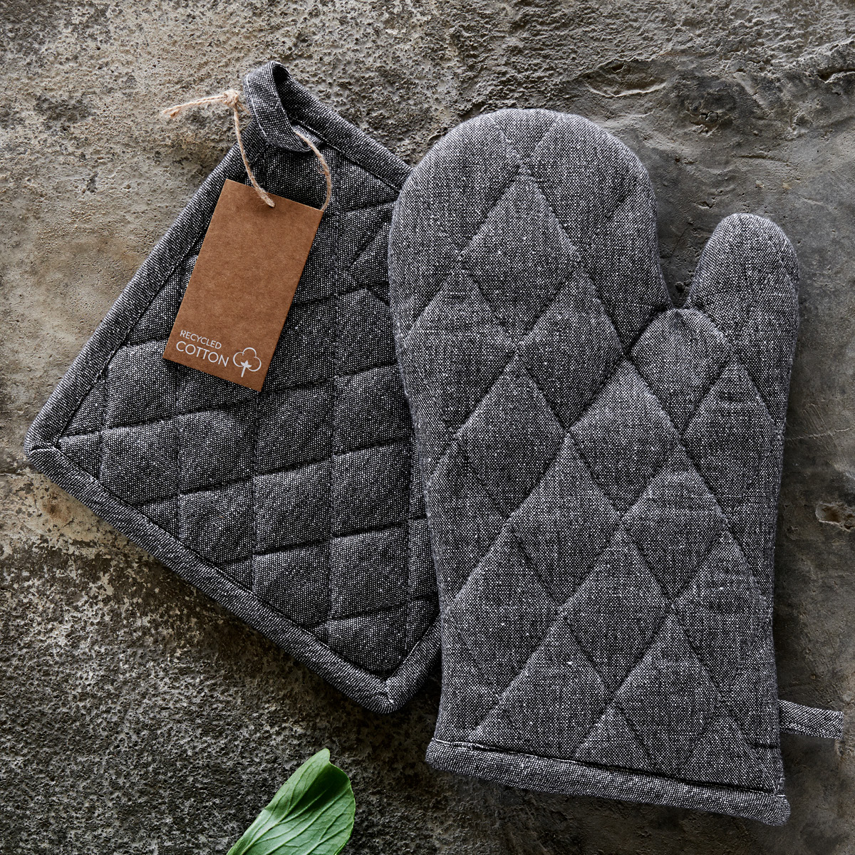 Pillivuyt Recycle grillhanske 33x18 cm grå