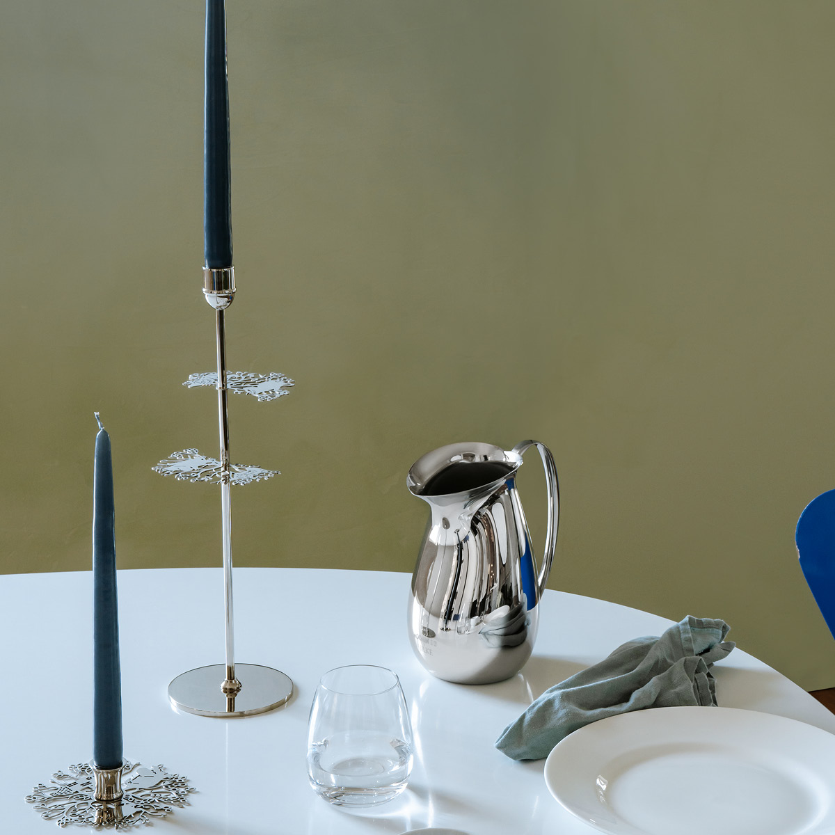 Hilke Hilke x Mumin No.2 Ljusstake 40 cm Förnicklad Mässing