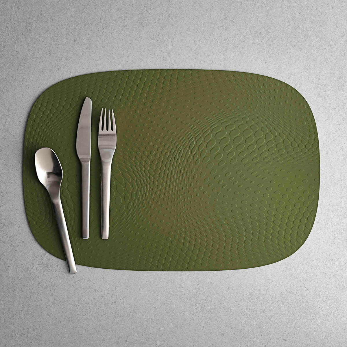 Aida - Life in colour Karim Rashid Pöytätabletti 45x30,6 cm Olive