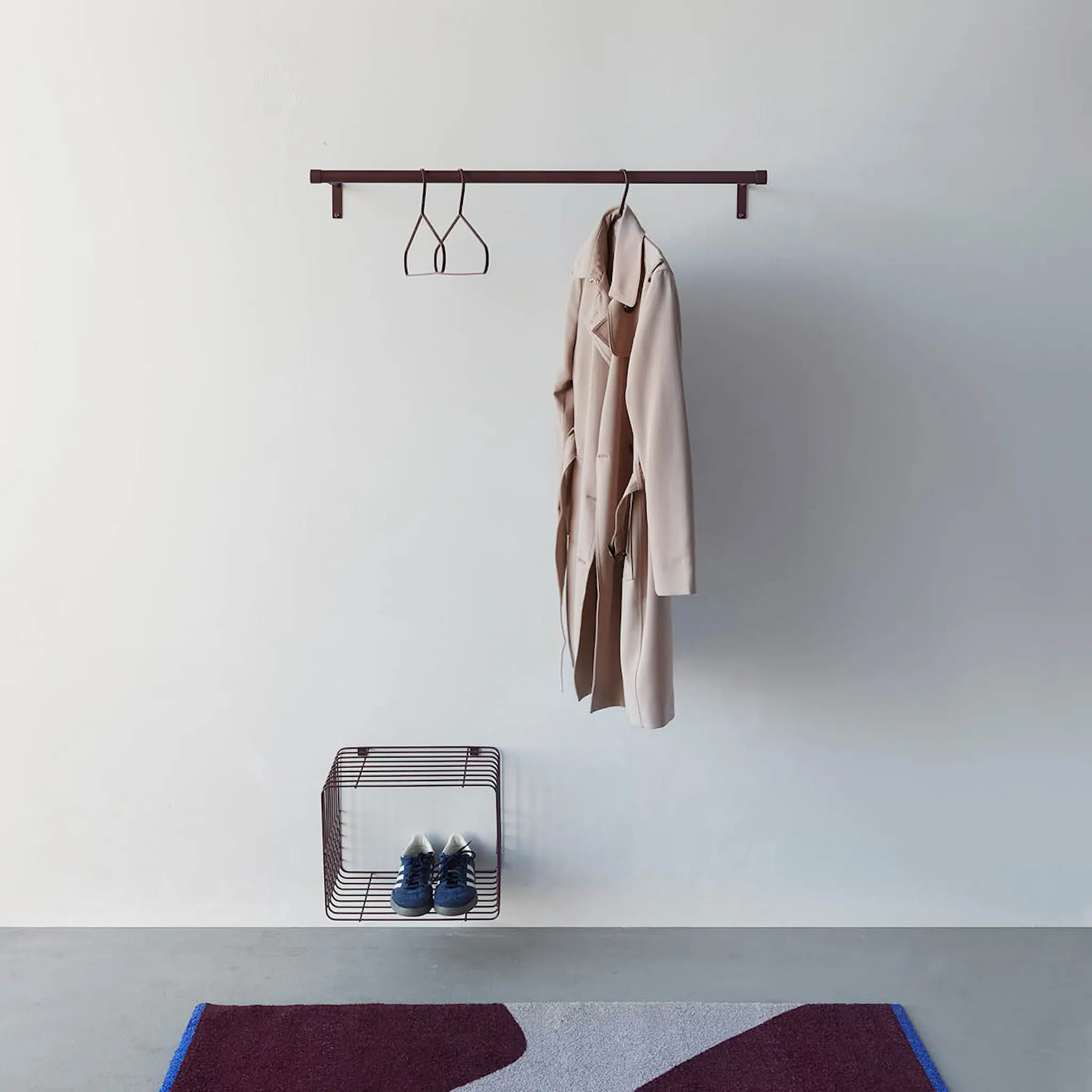 Mette Ditmer HANG-IT kleshenger 40x21 cm 2 stk vinrød