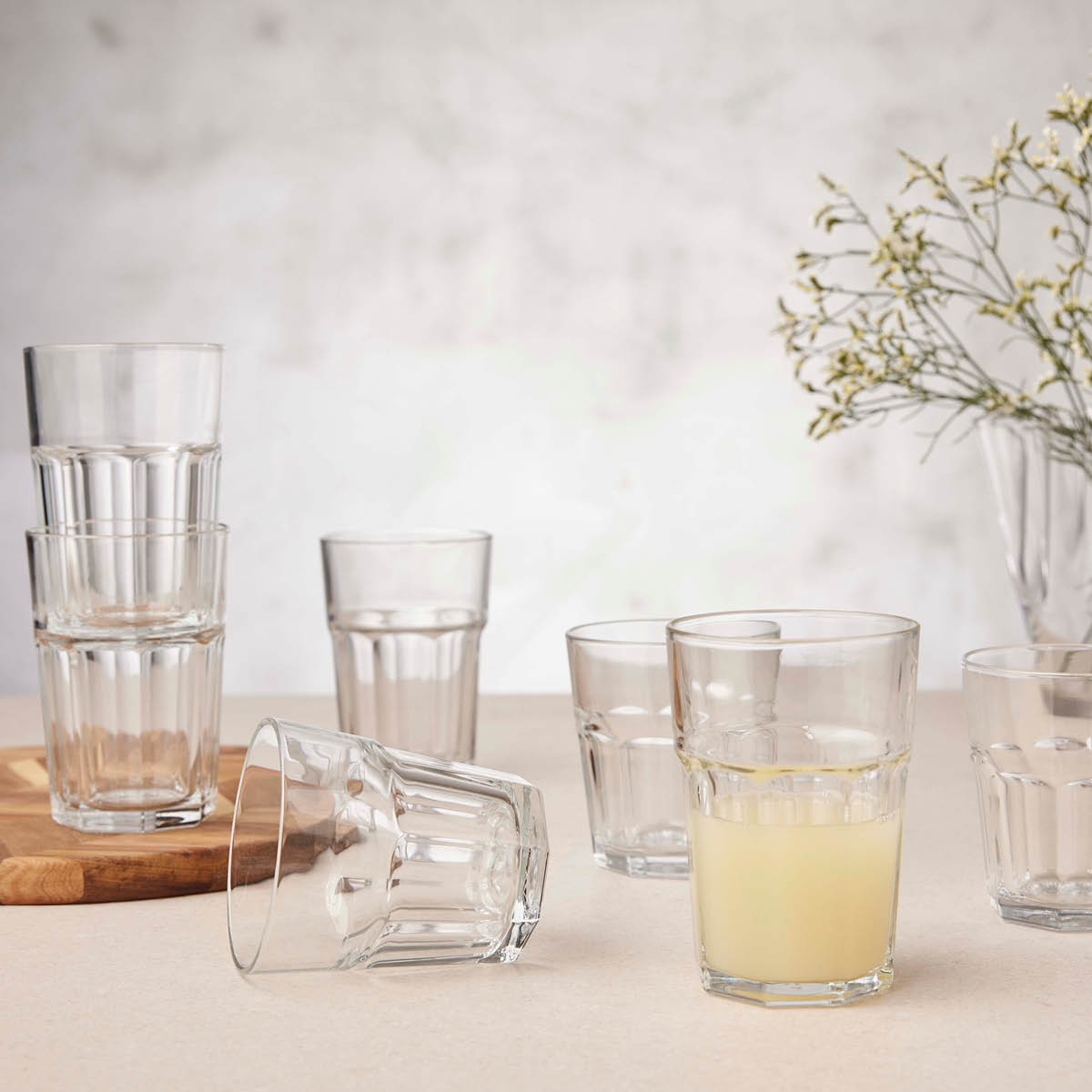 Aida Atelier garnit glassett 18 deler 6x36 cl + 6x28 cl + 6x5 cl