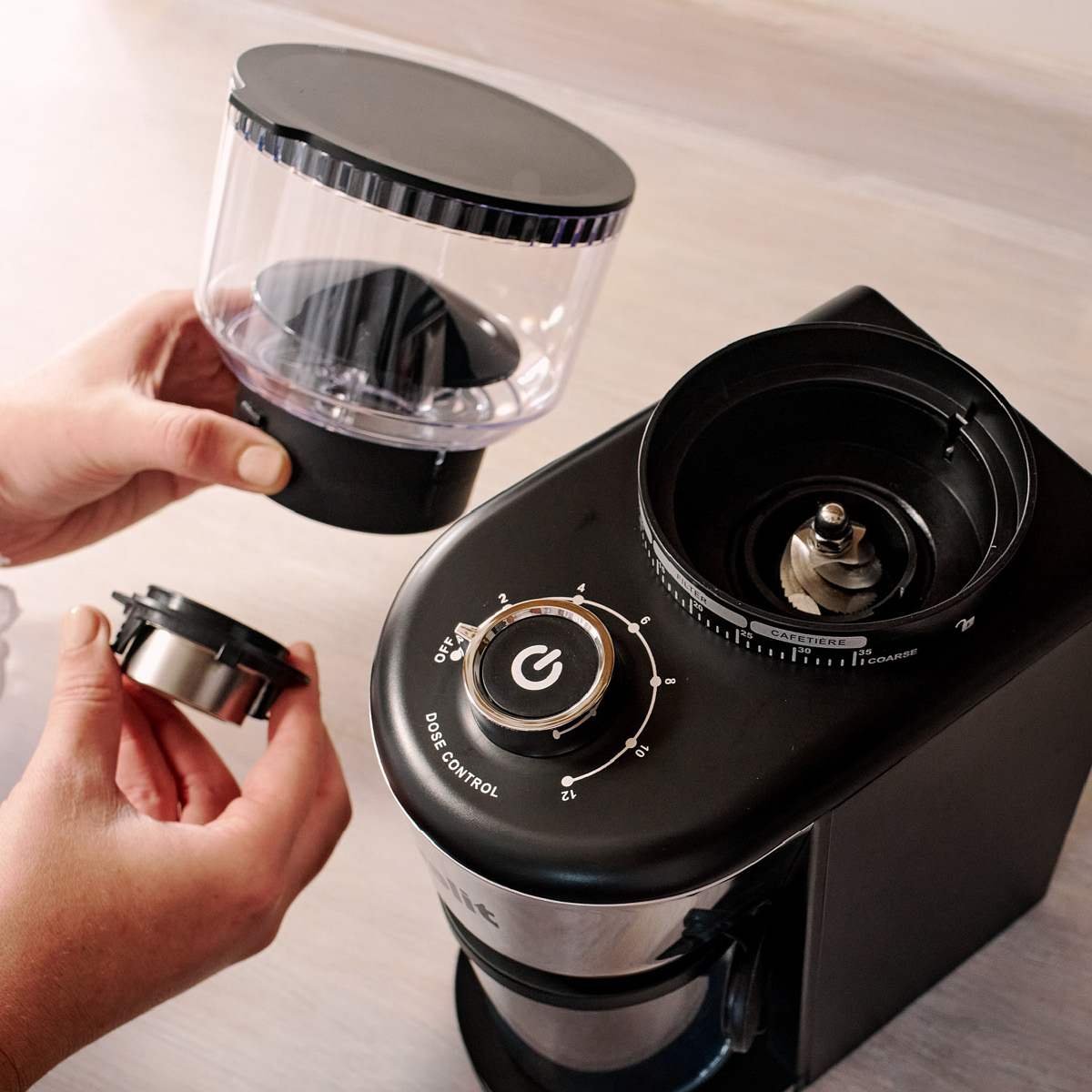 Dualit Burr Kahvimylly Musta