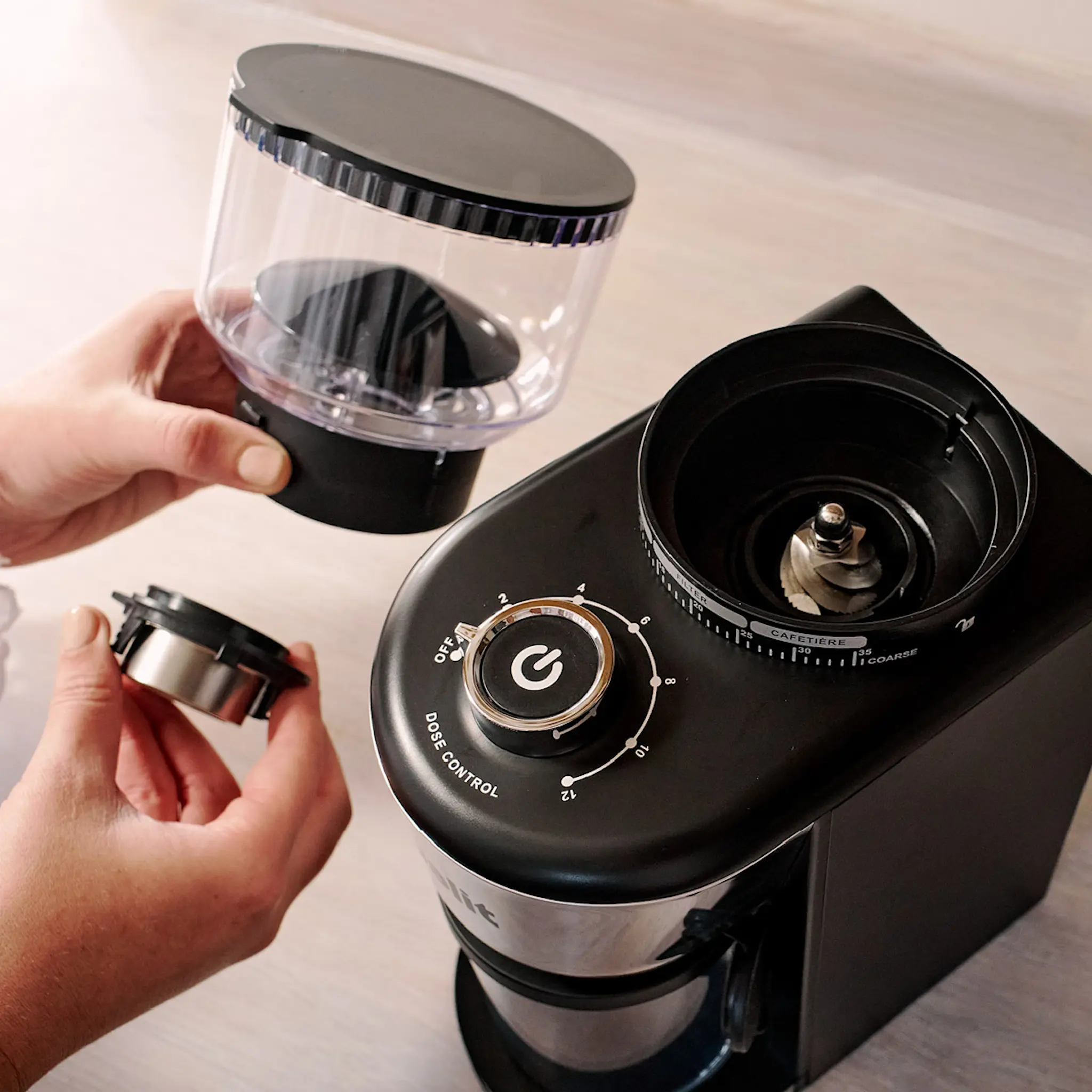 Dualit Burr kaffekvarn svart
