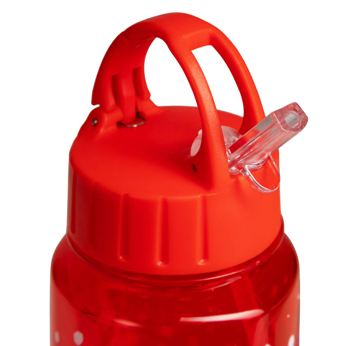 Martinex Pippi vattenflaska 35 cl röd prickig