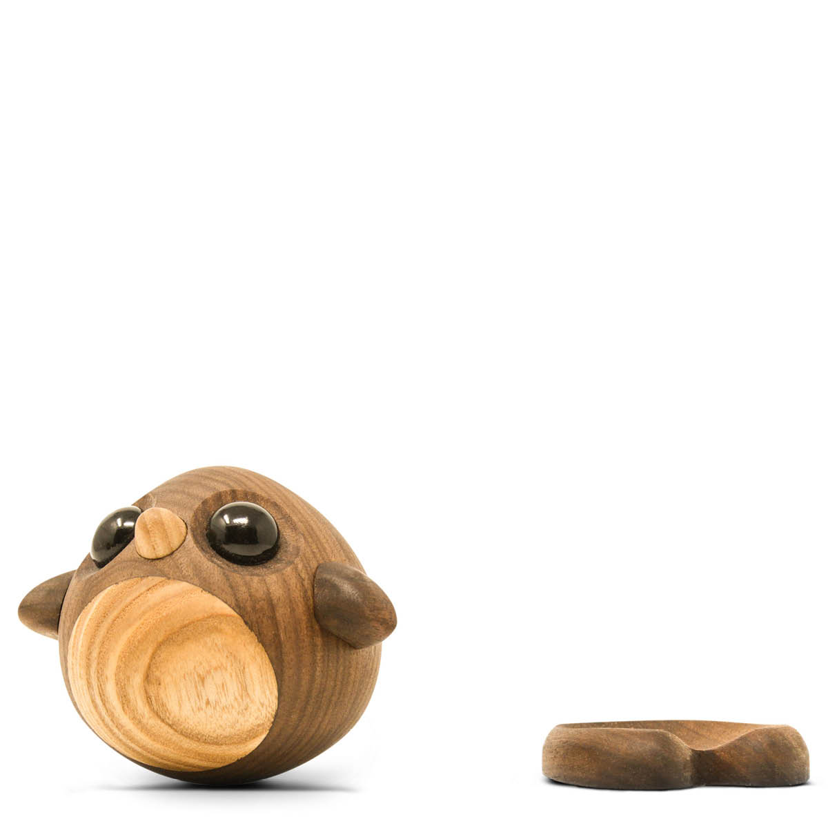 FableWood Puufiguuri Pingviini Daisy 8 cm Pähkinä/Saarni