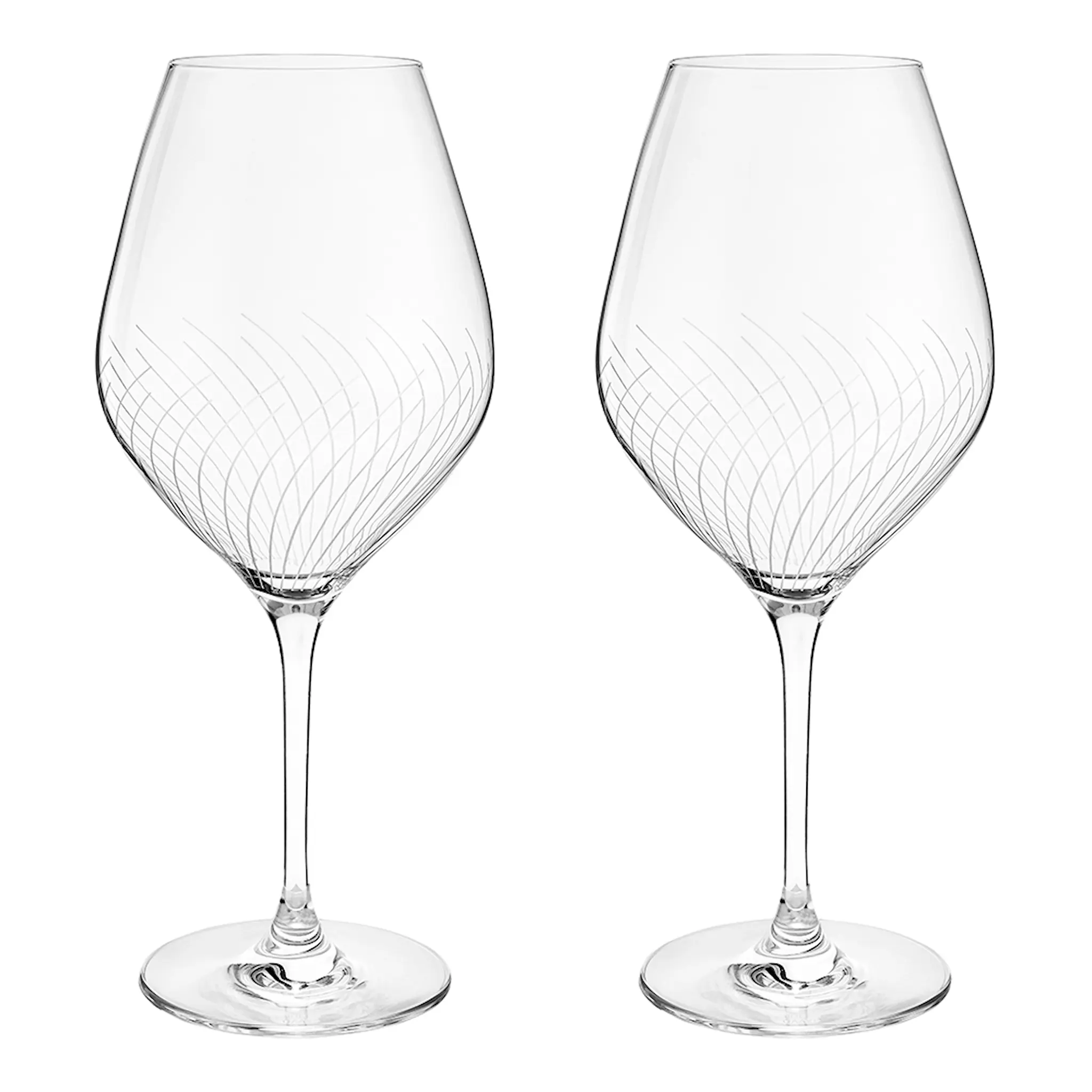 Holmegaard Cabernet Lines Bourgogneglas 69 cl 2-pack Klar
