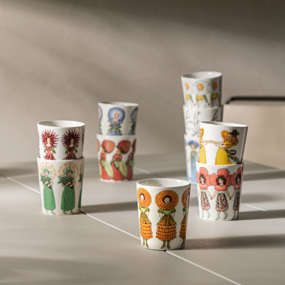Design House Stockholm Elsa Beskow Mugg Fru Ringblomma 28 cl