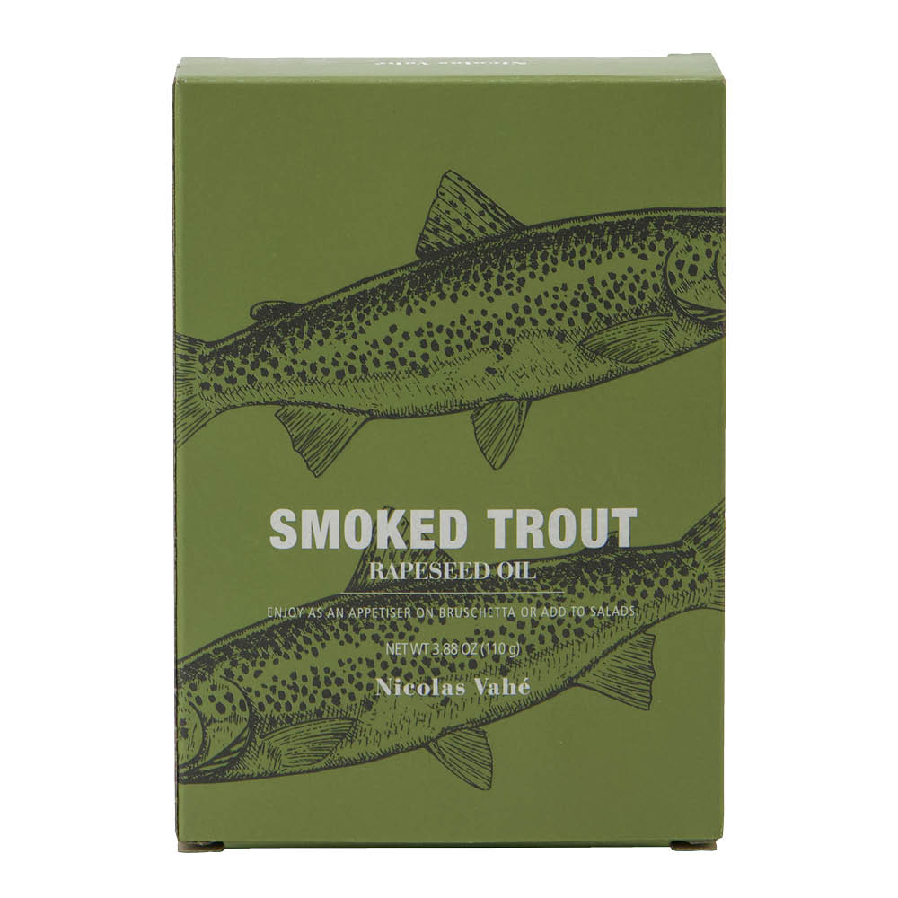 Nicolas Vahé Rökt öring i rapsolja 110 g