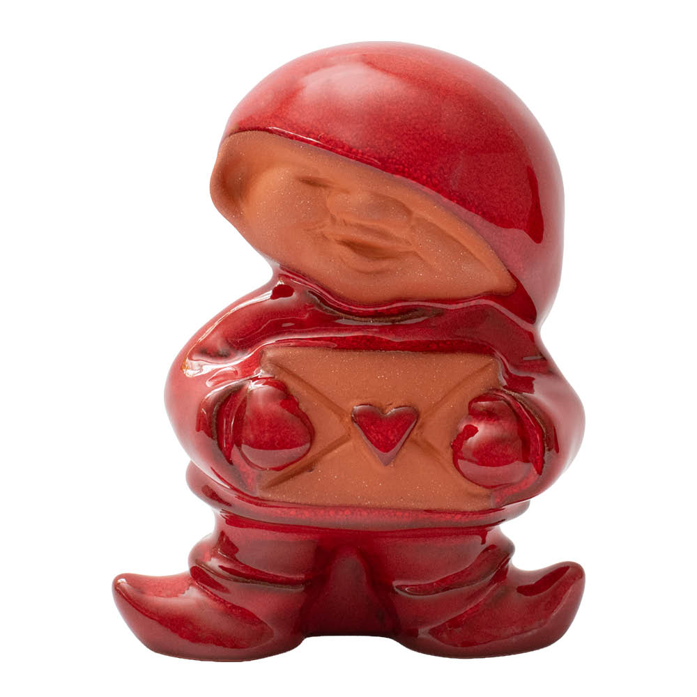 Nittsjö Luvnisse brev 13,5 cm rød terracotta