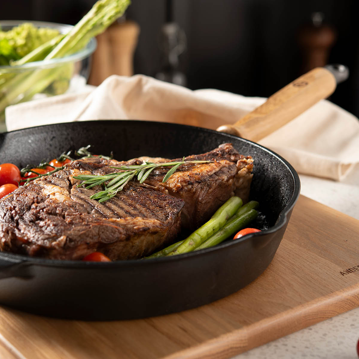 Anders Petter Stenfors grillpanne 28 cm støpejern