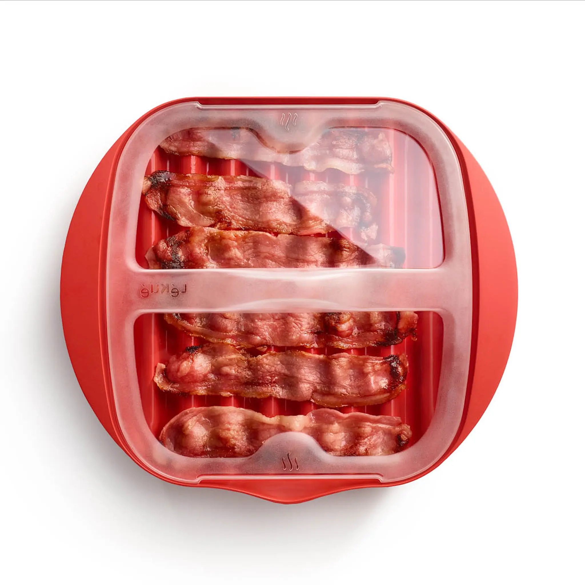 Lékué Baconform för tillagning i mikrovågsugn 30x28 cm