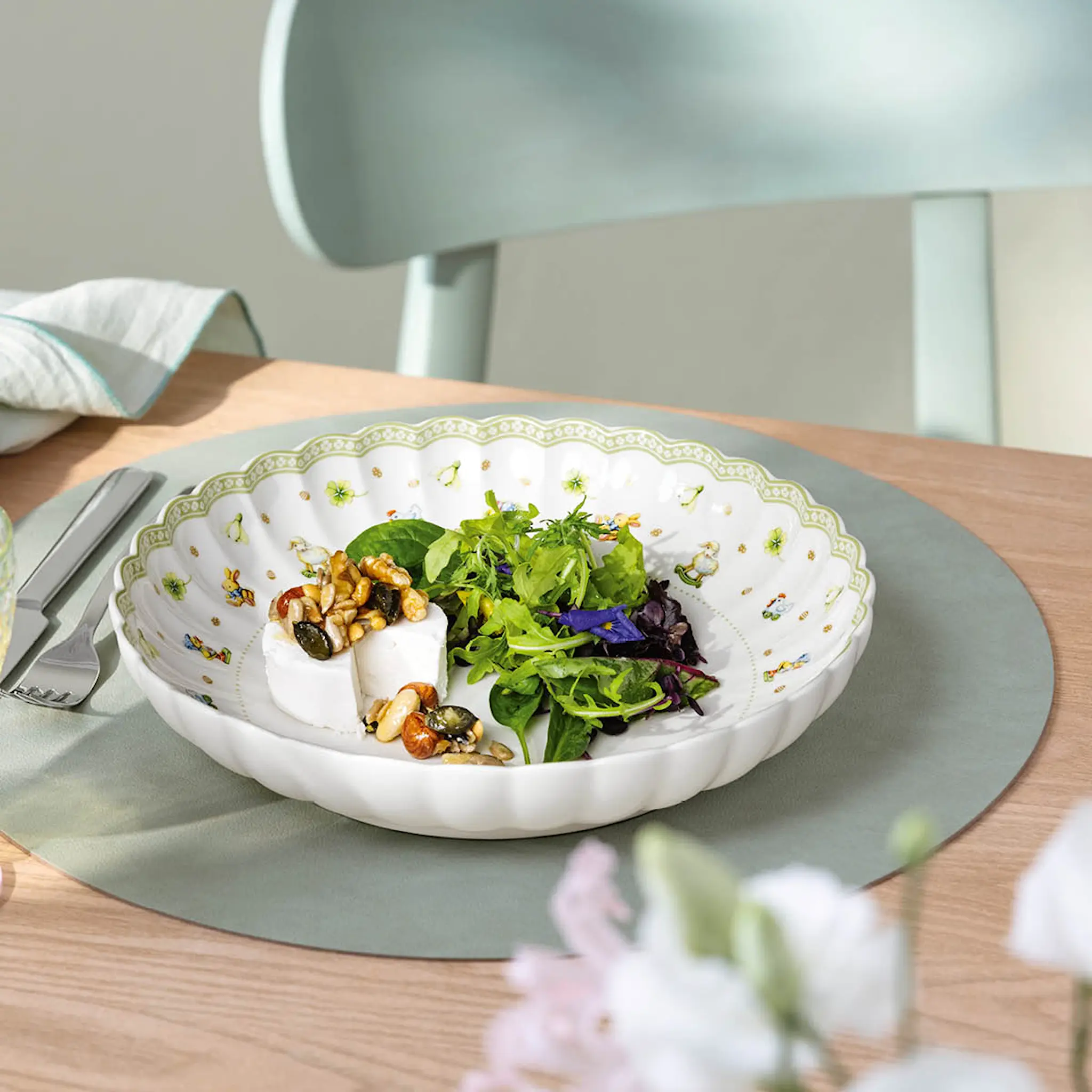 Villeroy & Boch Easter Delight pastaskål 24x5 cm 70 cl vit