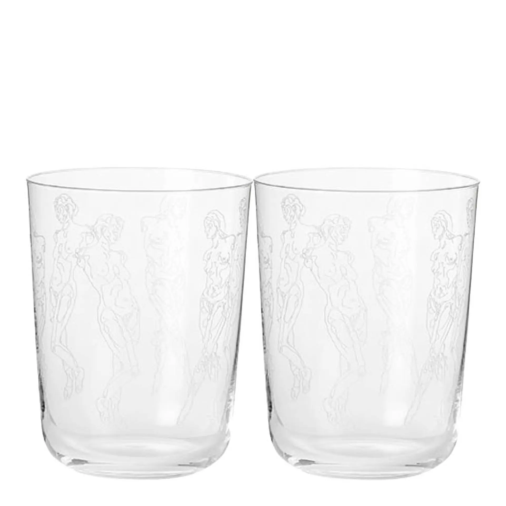 Vienna Champagne Bowl 35 Cl Amber - 4 Stuks | Mondgeblazen Glas Met Spiraalpatroon