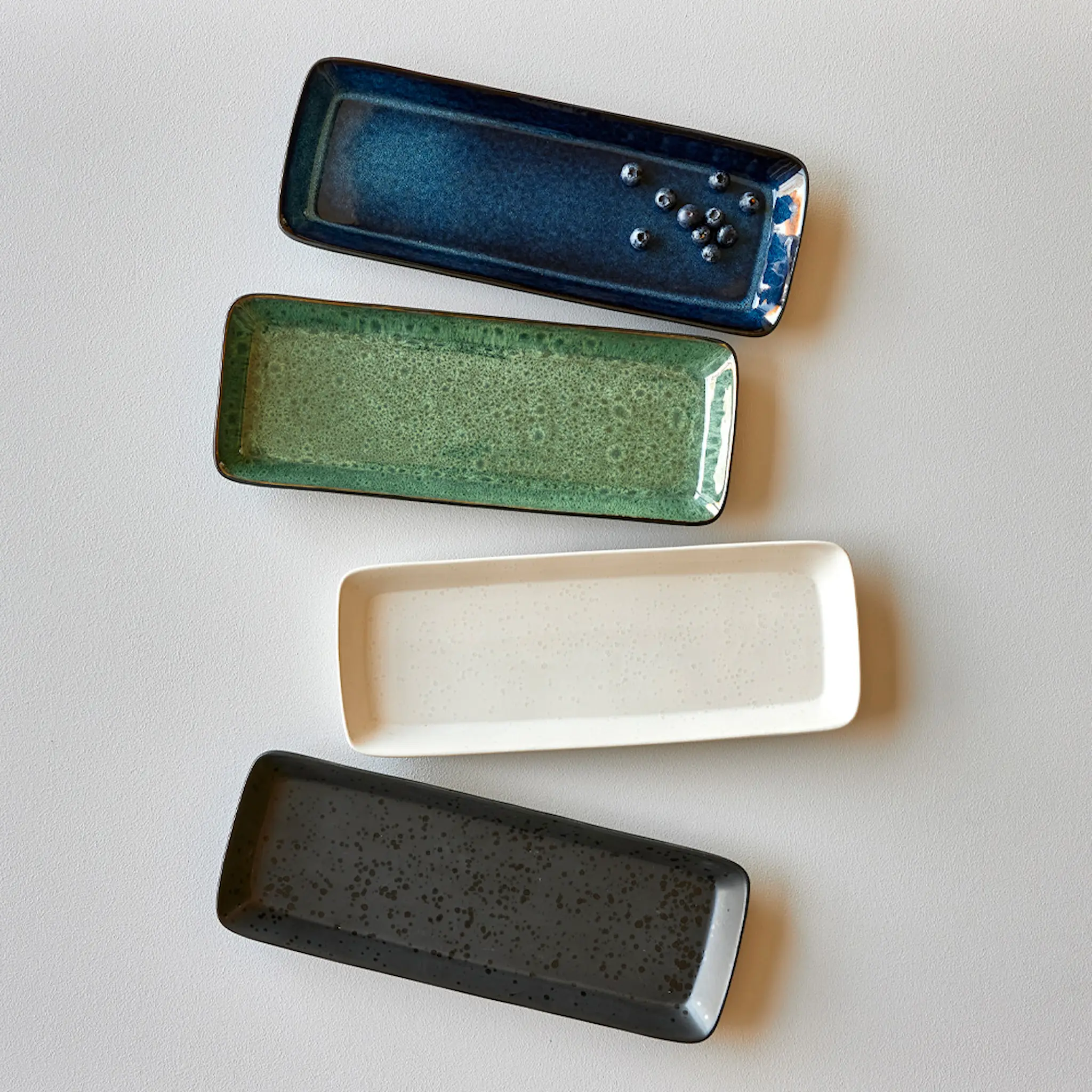 Bitz Bitz Tarjoiluvati 39x14 cm Vihreä/Musta