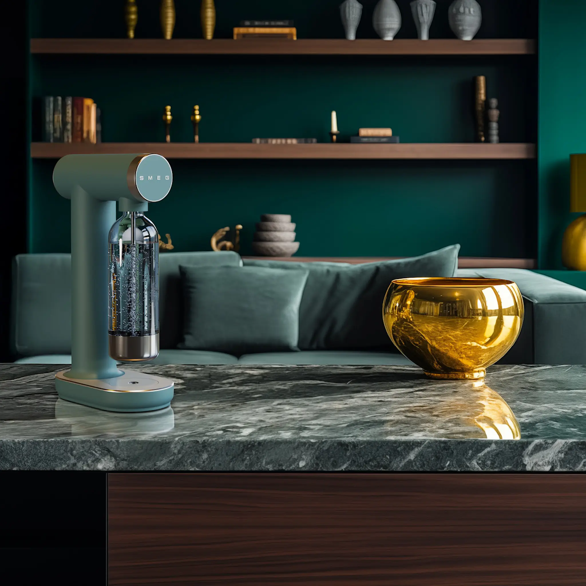 Smeg Smeg Collezione Hiilihapotuslaite 0,8 L SKC01 Emerald Green