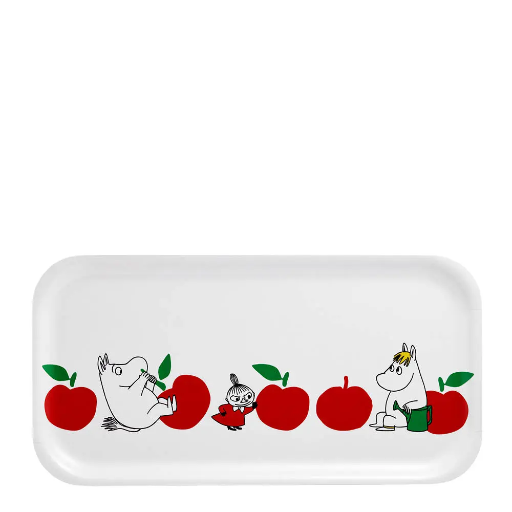Muumi tarjotin Iloiset Omenat 43x22 cm