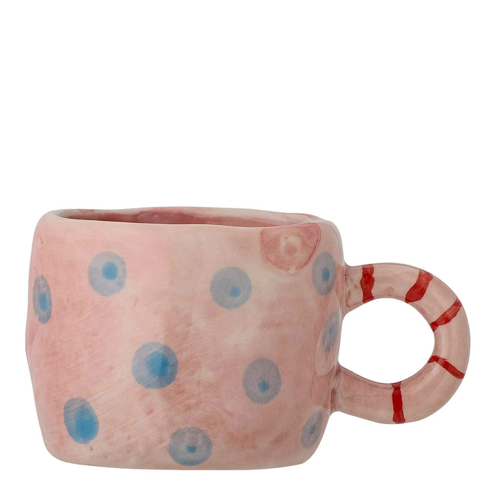Bloomingville MINI Nini mugg 10 cl rosa/blå/röd