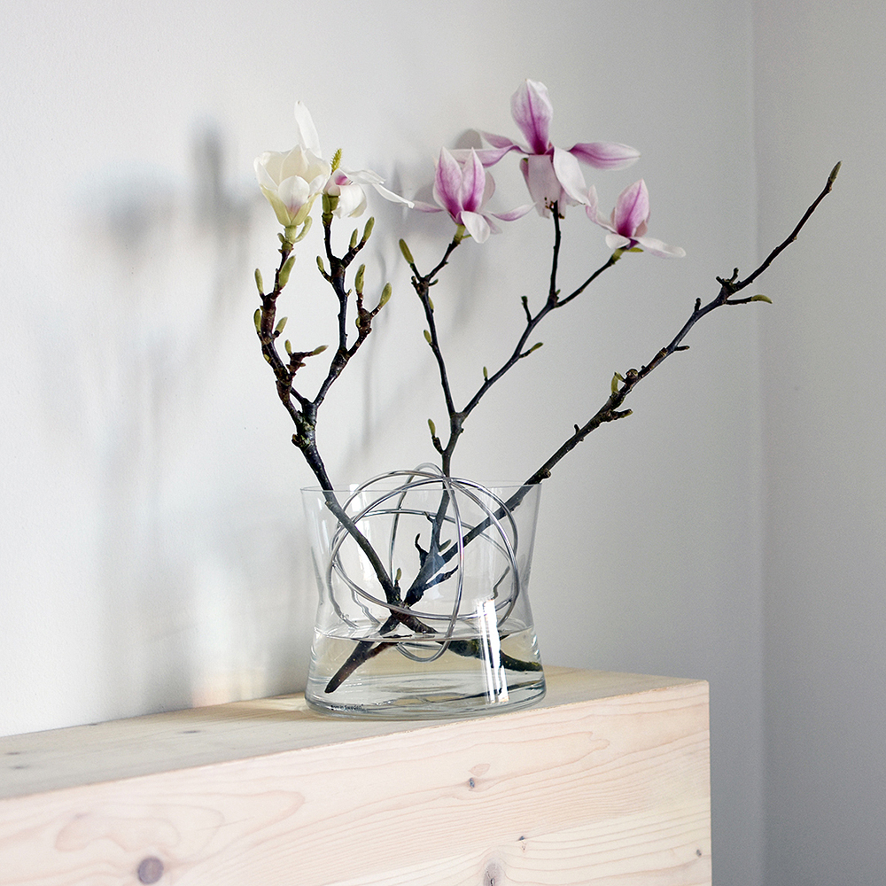 Born in Sweden Sphere vase stor sølv