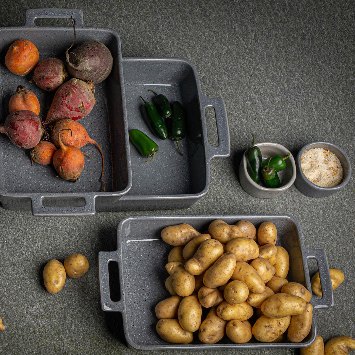 Modern House Granite Miniskål 9 cm Grå