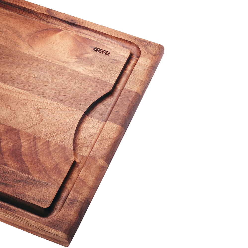 Gefu Enno skjærefjøl i tre 25x37x1,8 cm valnøtt