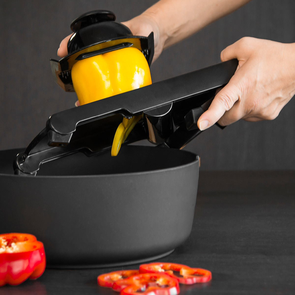 Maku Kitchen Life Mandolin 16,5x37x15,5 cm svart